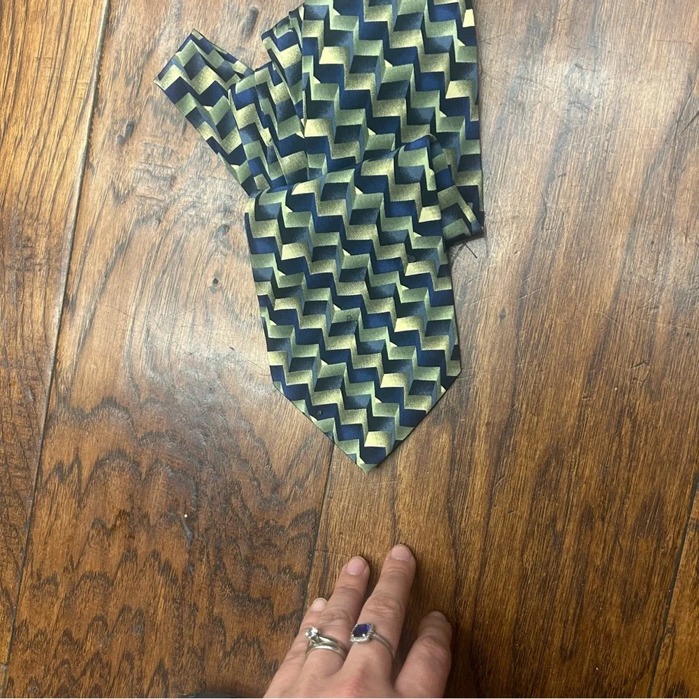 Grateful‎ Dead vintage silk Geometric Pattern Tie